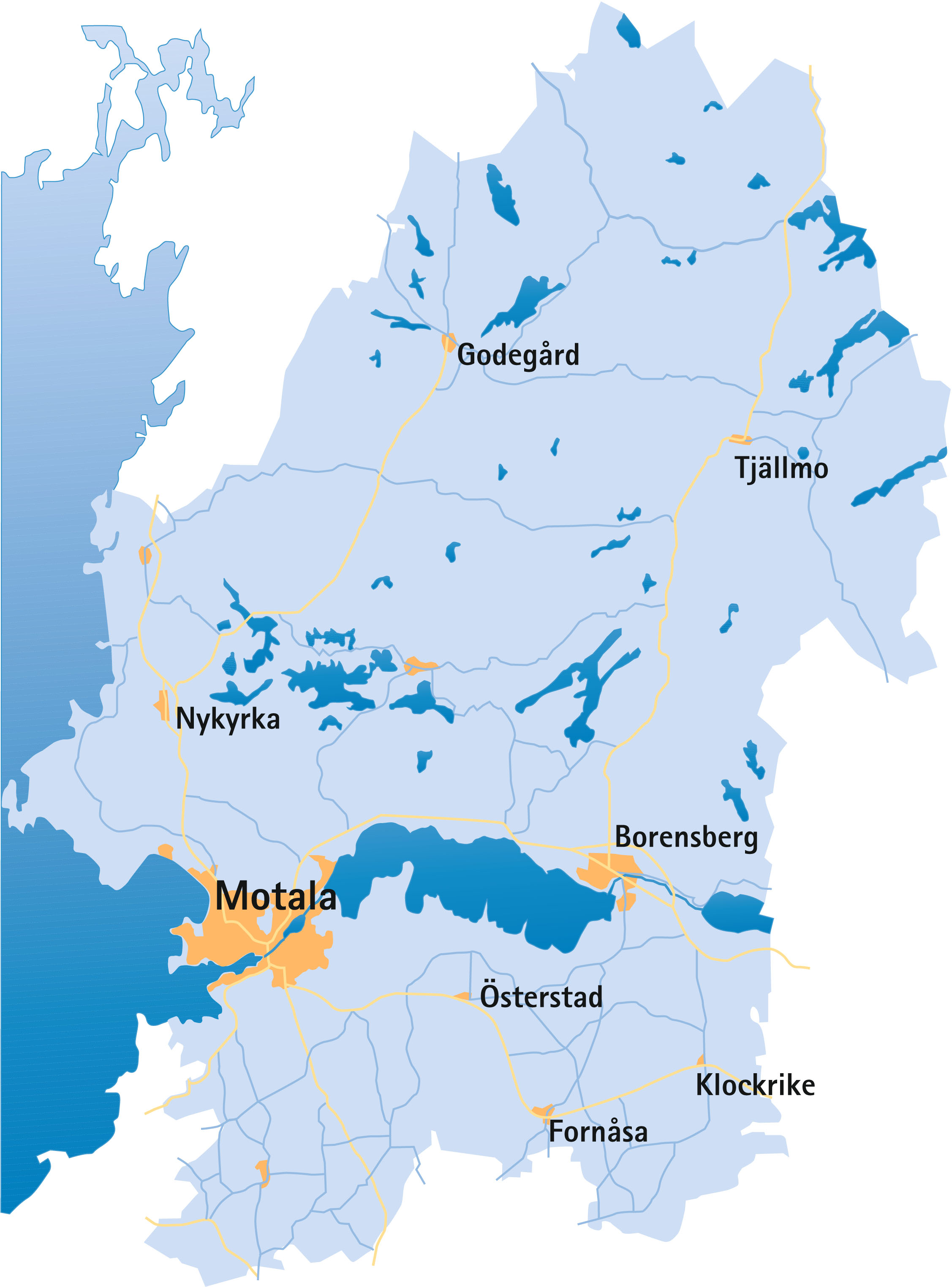 Karta Motala Kommun