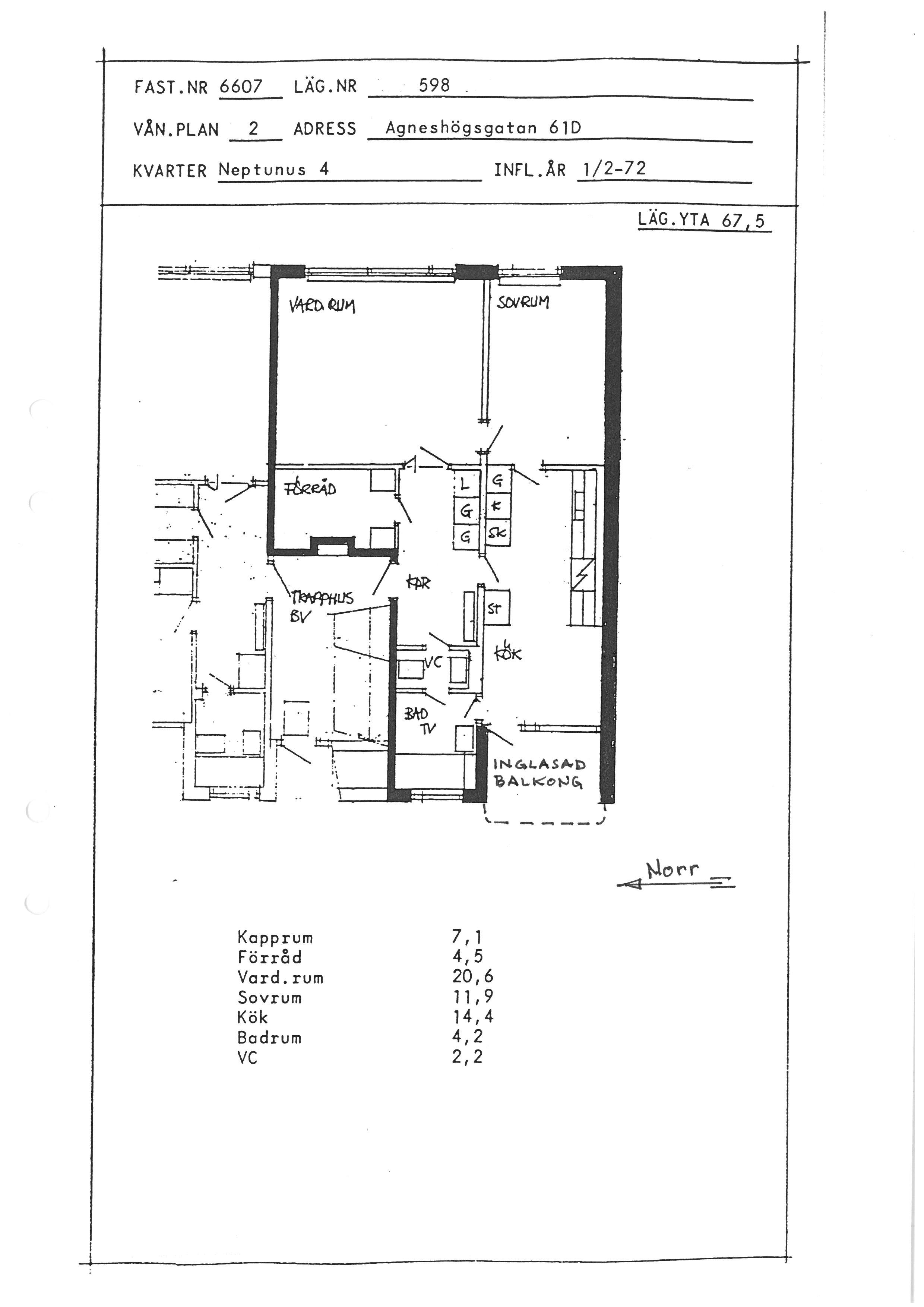 Agneshögsgatan 61 D, 591 71, MOTALA 3