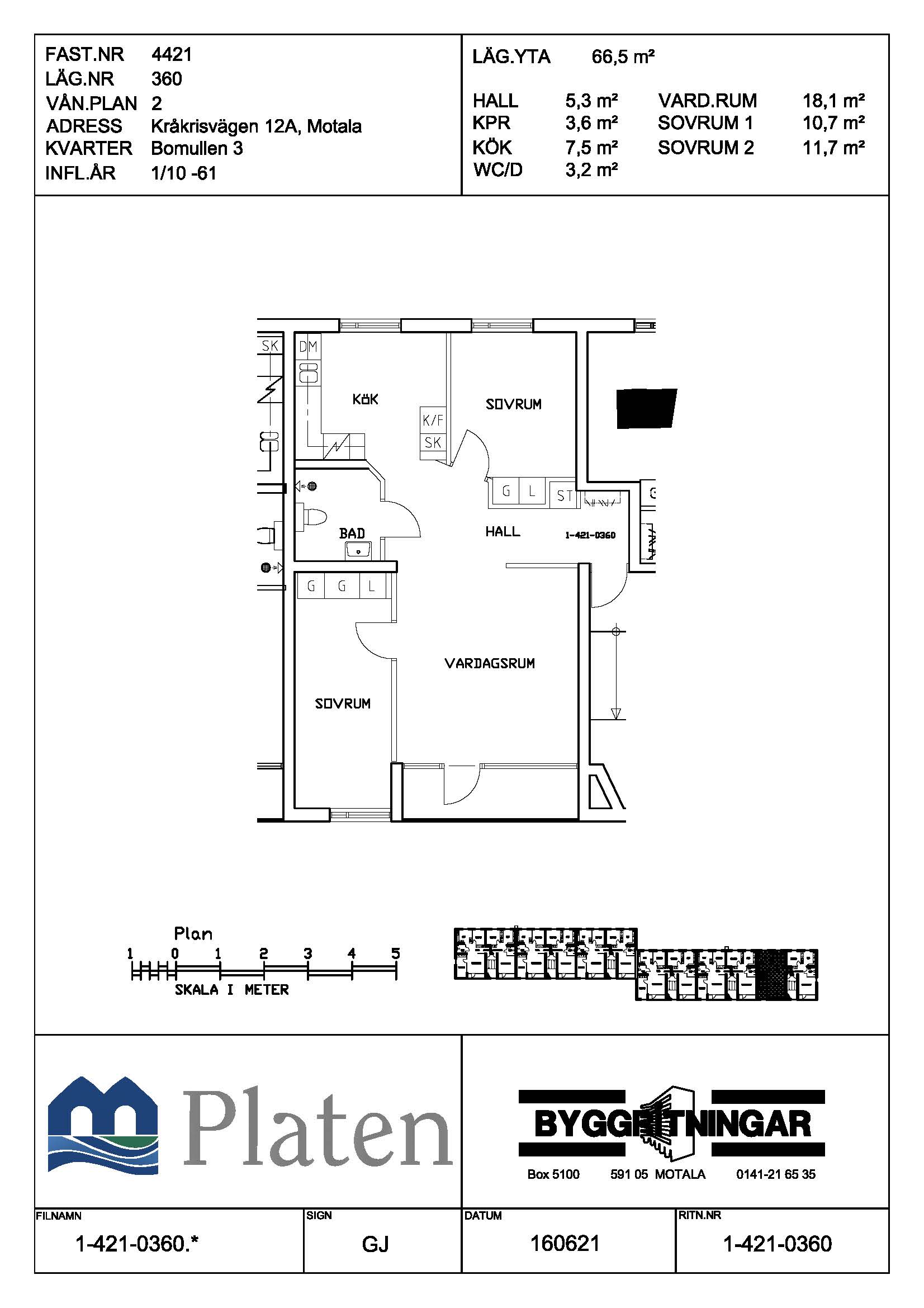Kråkrisvägen 12 A, 591 55, Motala