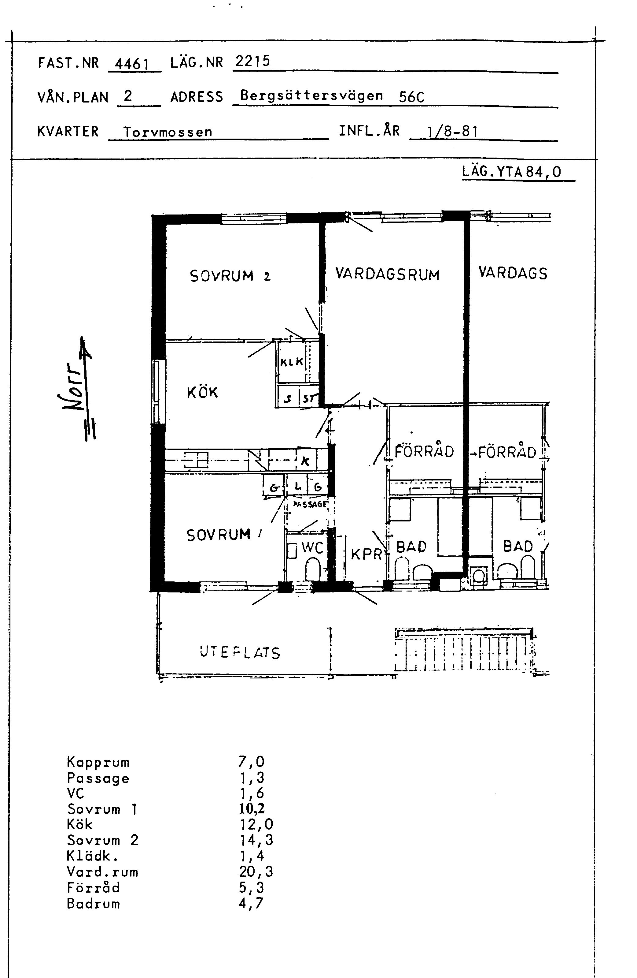 Bergsättersvägen 56 C, 591 51, MOTALA