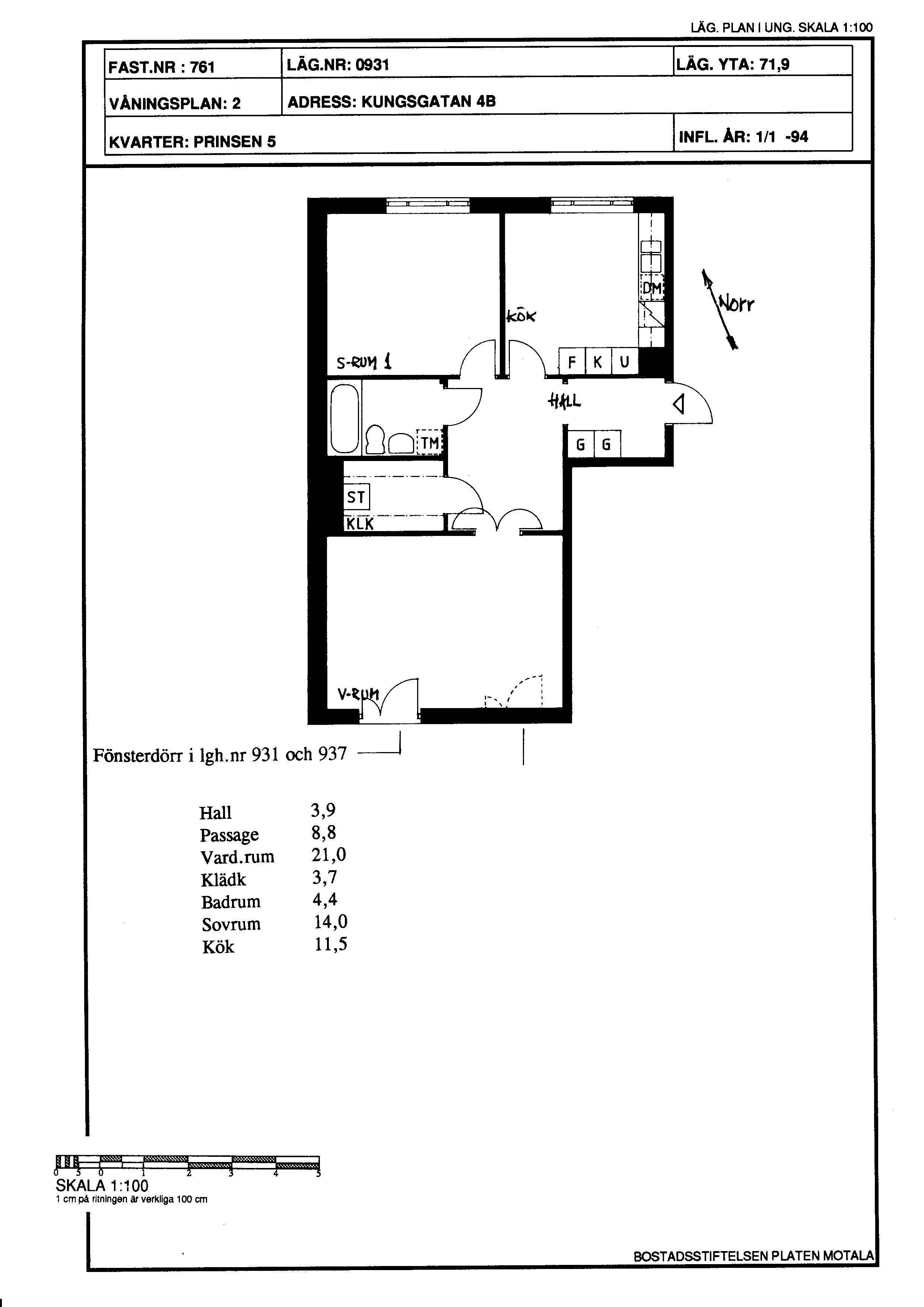 Kungsgatan 4 B, 591 30, MOTALA 2