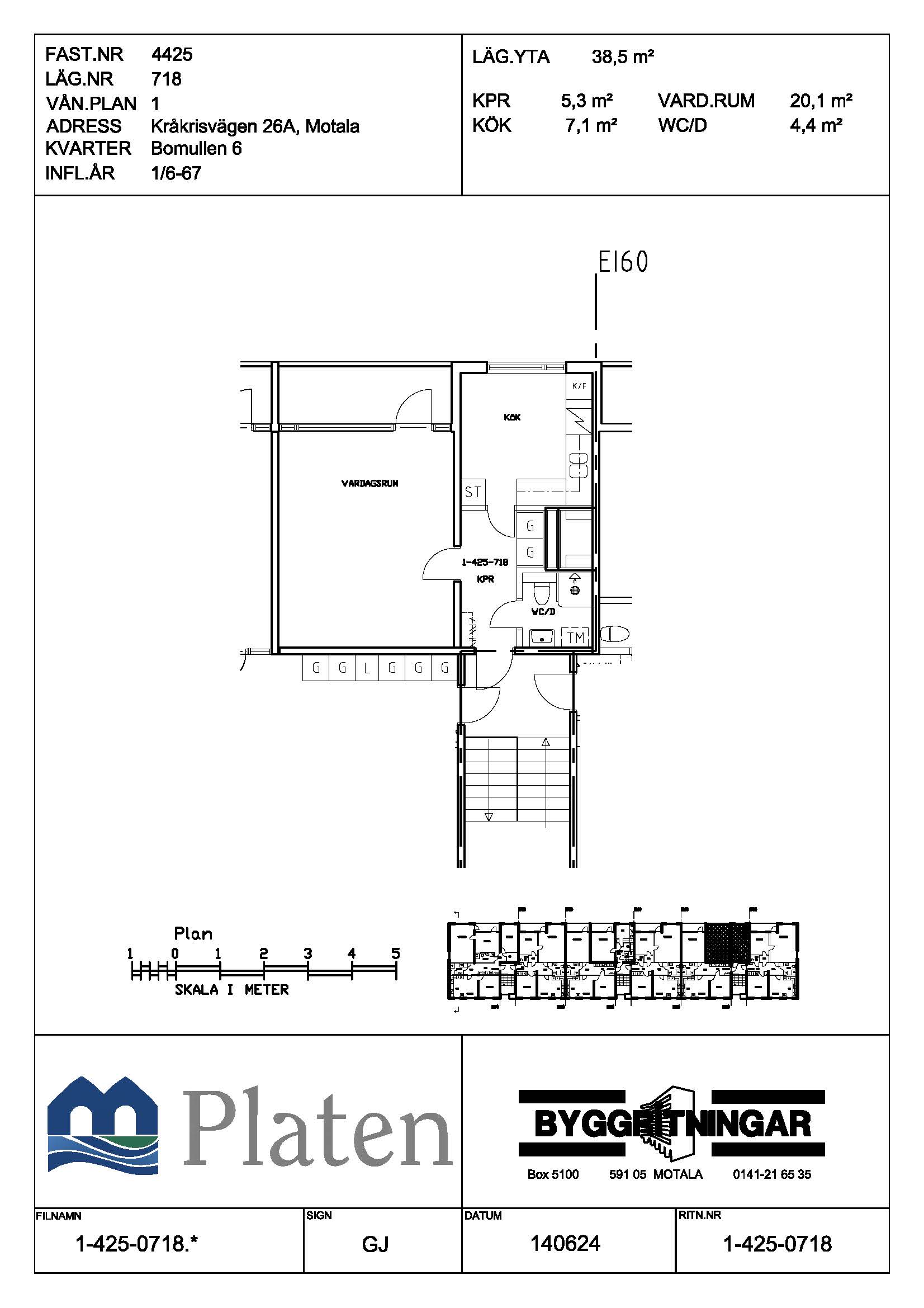 Kråkrisvägen 26 A, 591 55, Motala