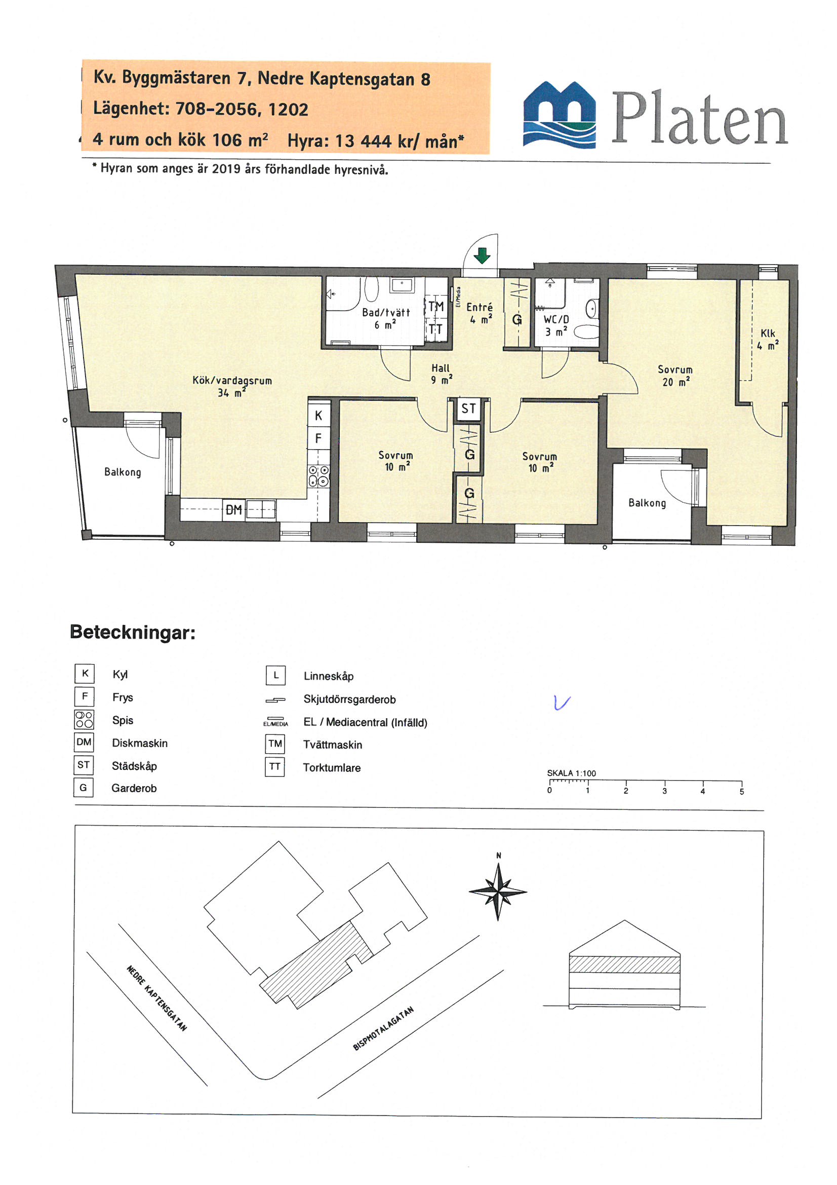 Nedre Kaptensgatan 8, 591 27, Motala