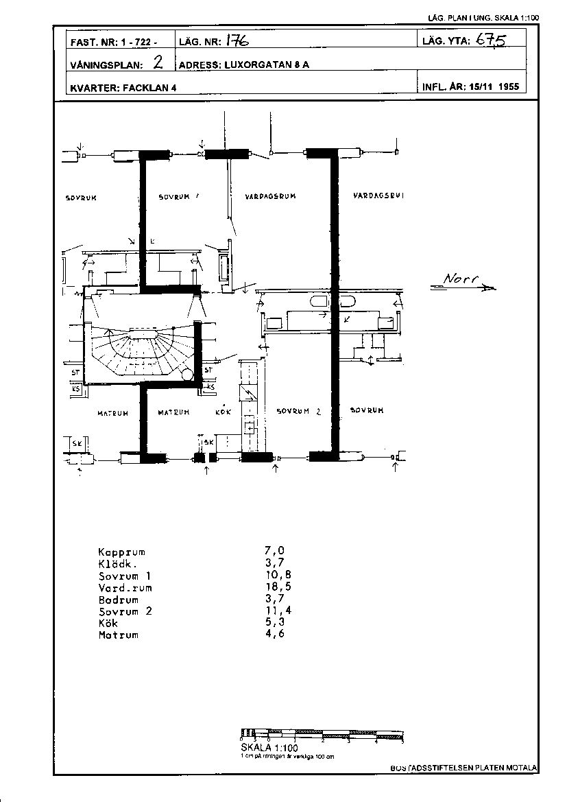 Luxorgatan 8 A, 591 39, MOTALA