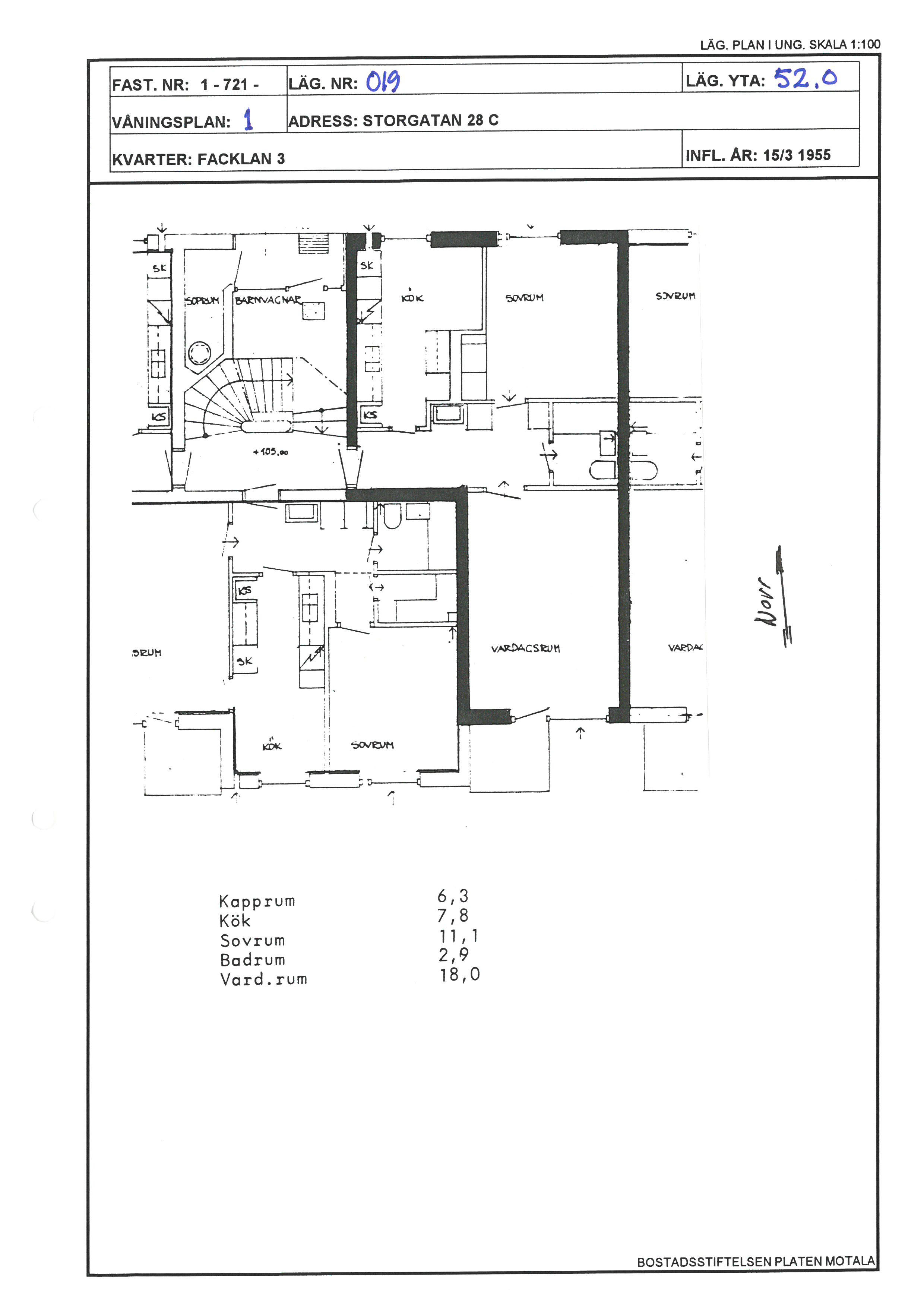 Storgatan 28 C, 591 38, MOTALA 2