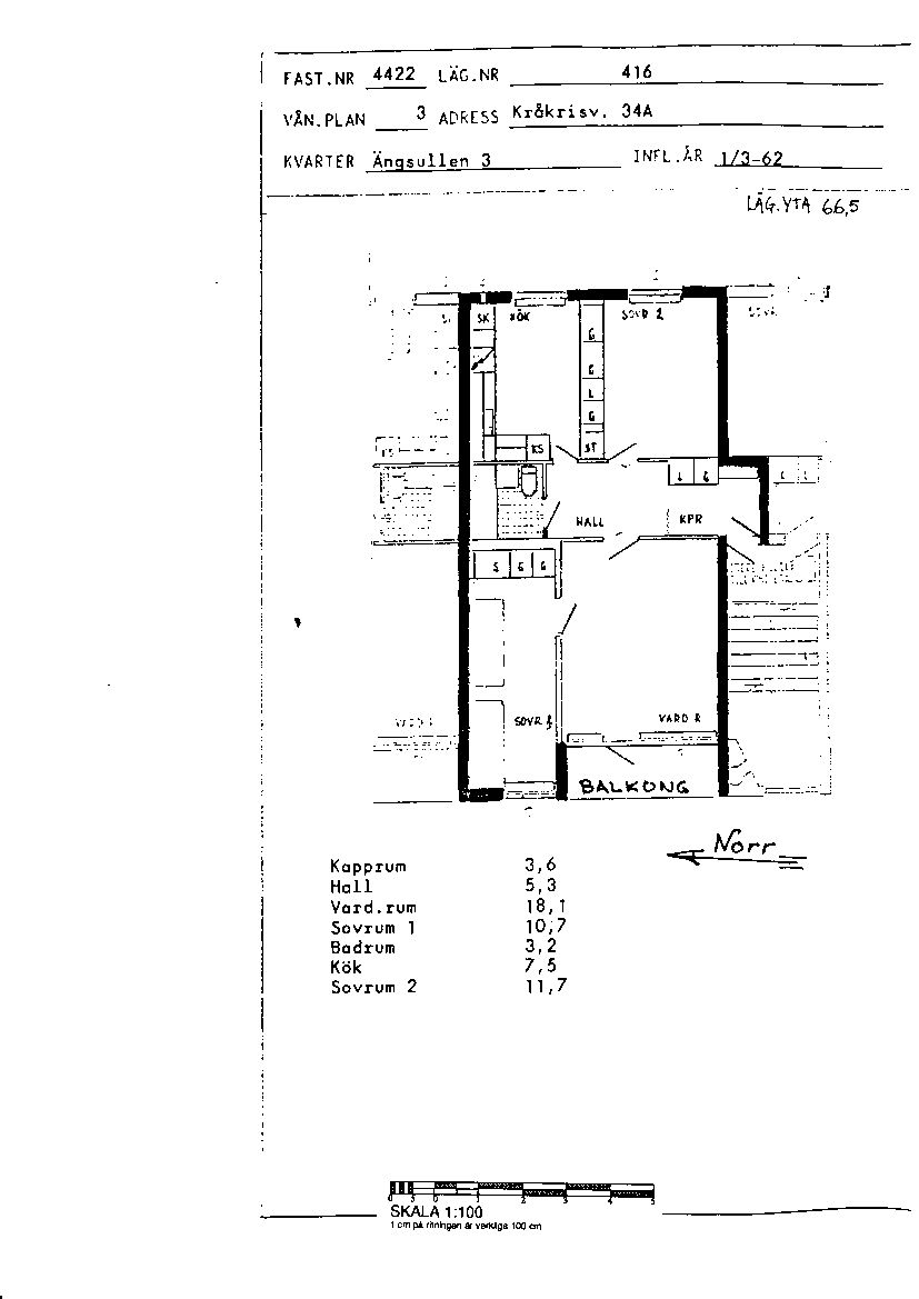 Kråkrisvägen 34 A, 591 54, MOTALA