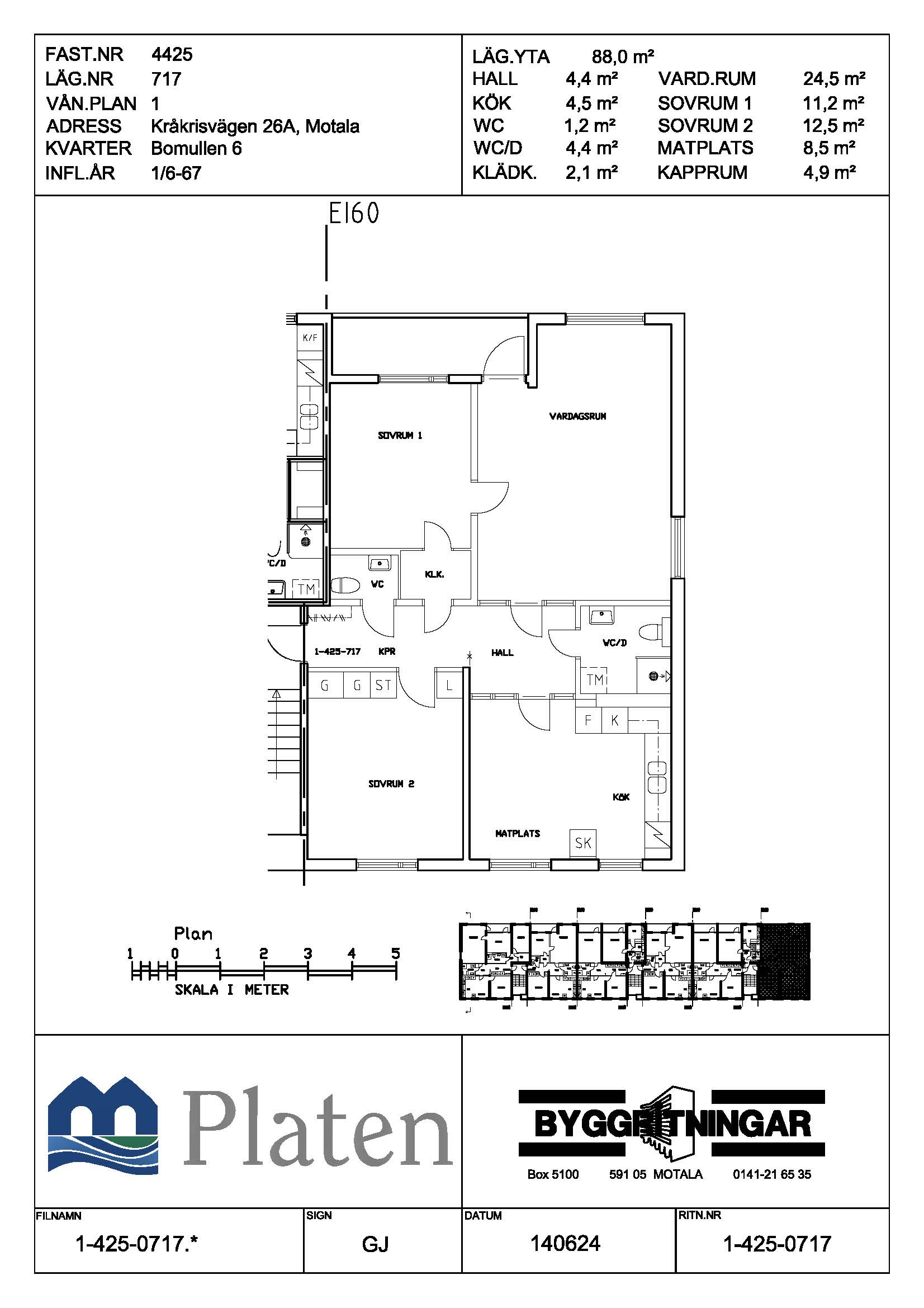 Kråkrisvägen 26 A, 591 55, Motala
