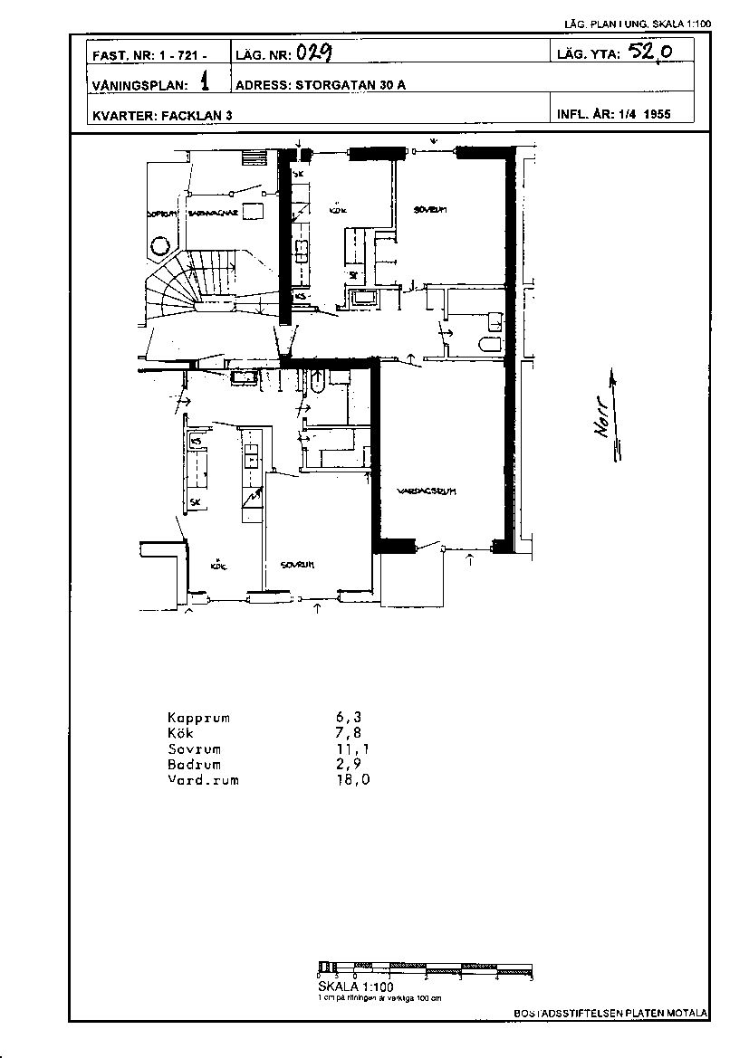 Storgatan 30 A, 591 38, MOTALA