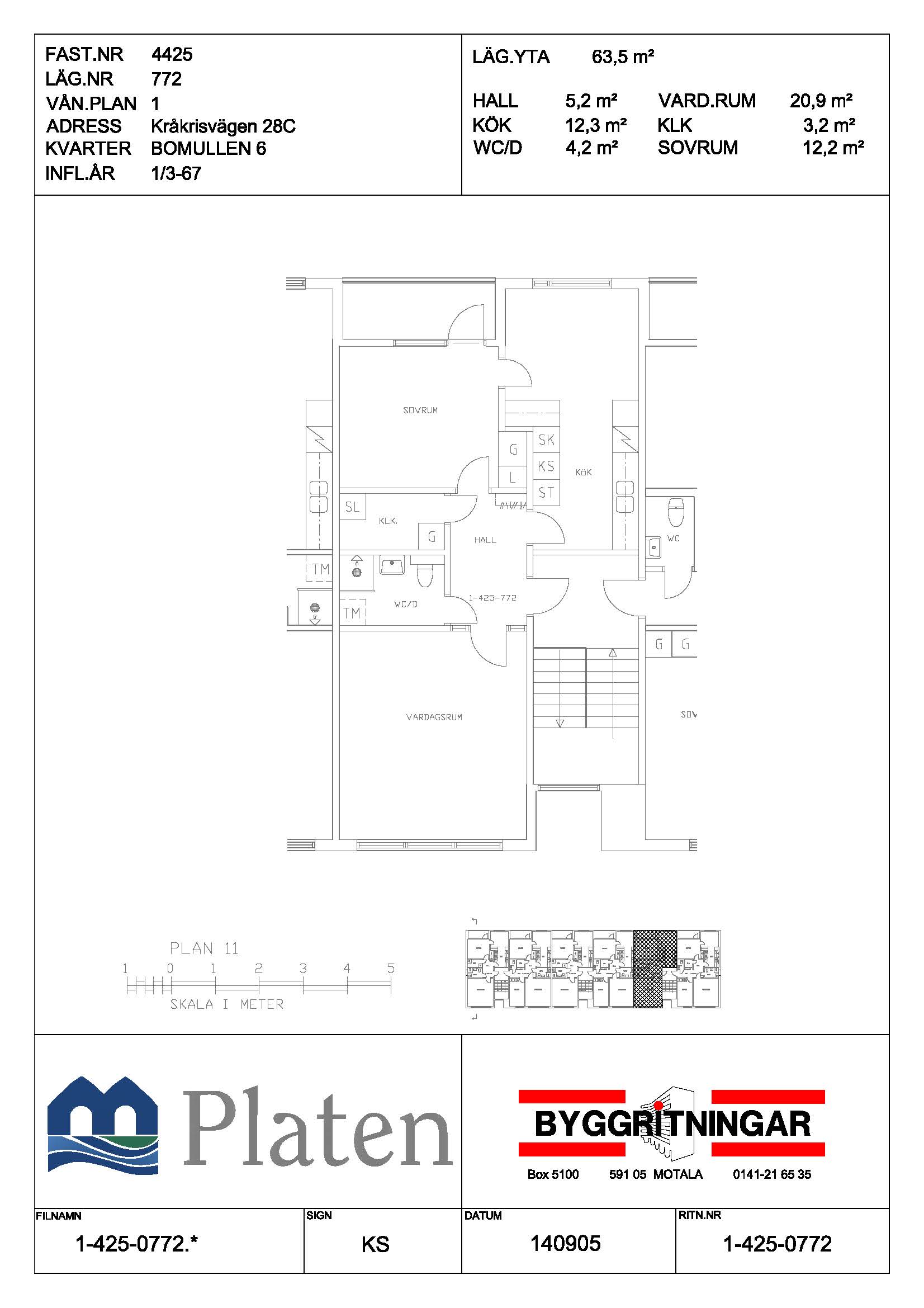 Kråkrisvägen 28 C, 591 55, MOTALA