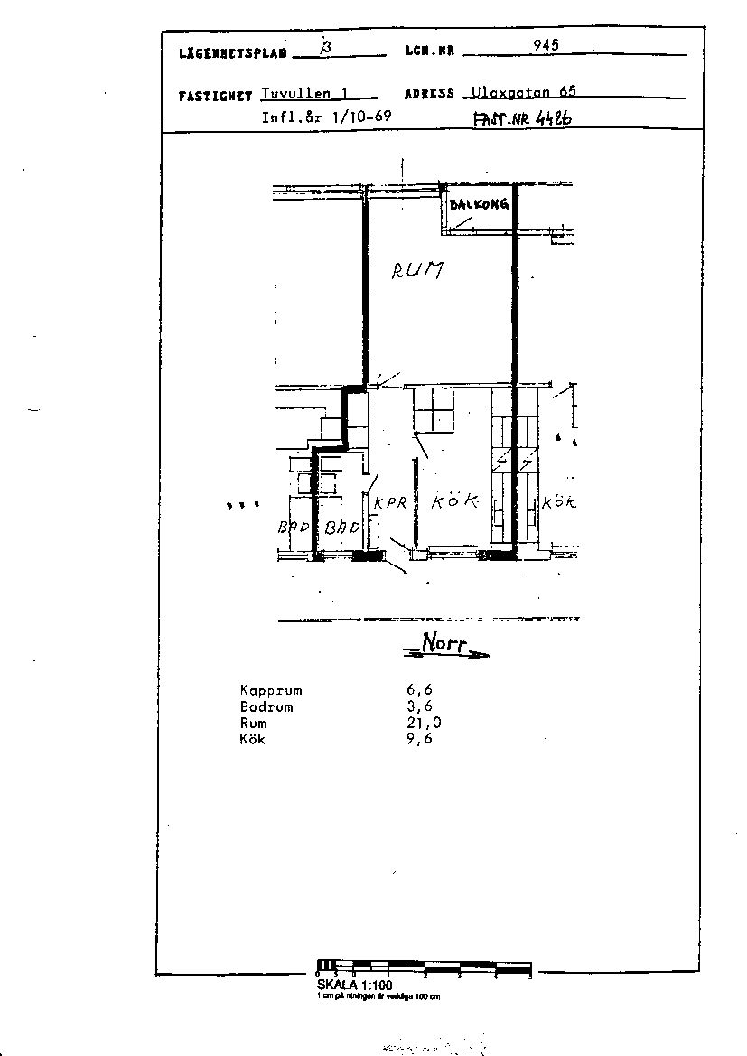 Ulaxgatan 65 S, 591 54, Motala
