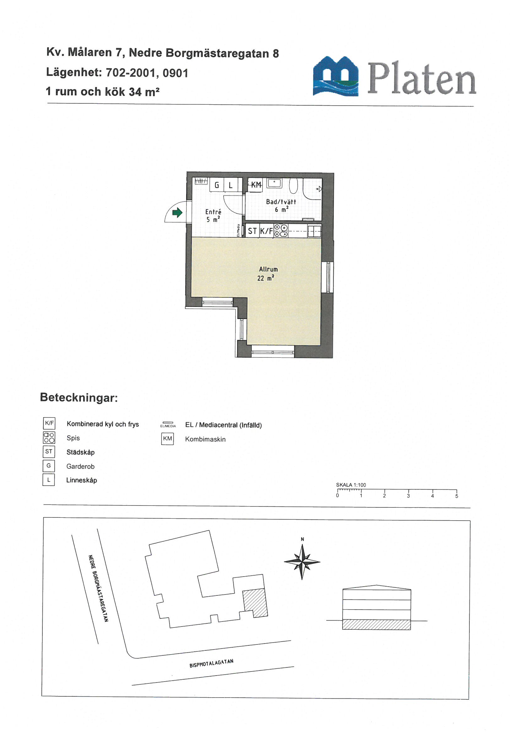 Nedre Borgmästaregatan 8, 591 30, Motala
