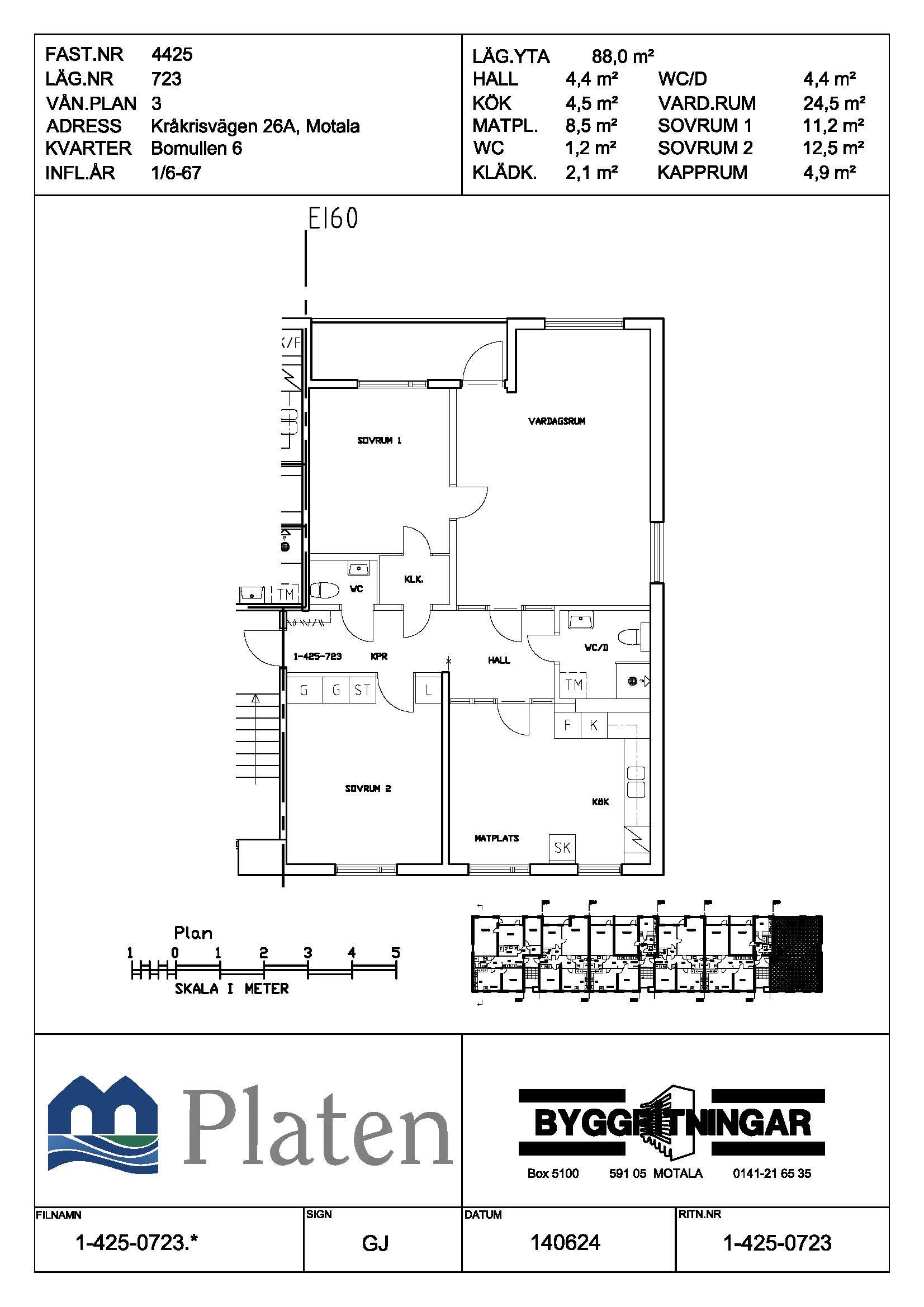 Kråkrisvägen 26 A, 591 55, Motala