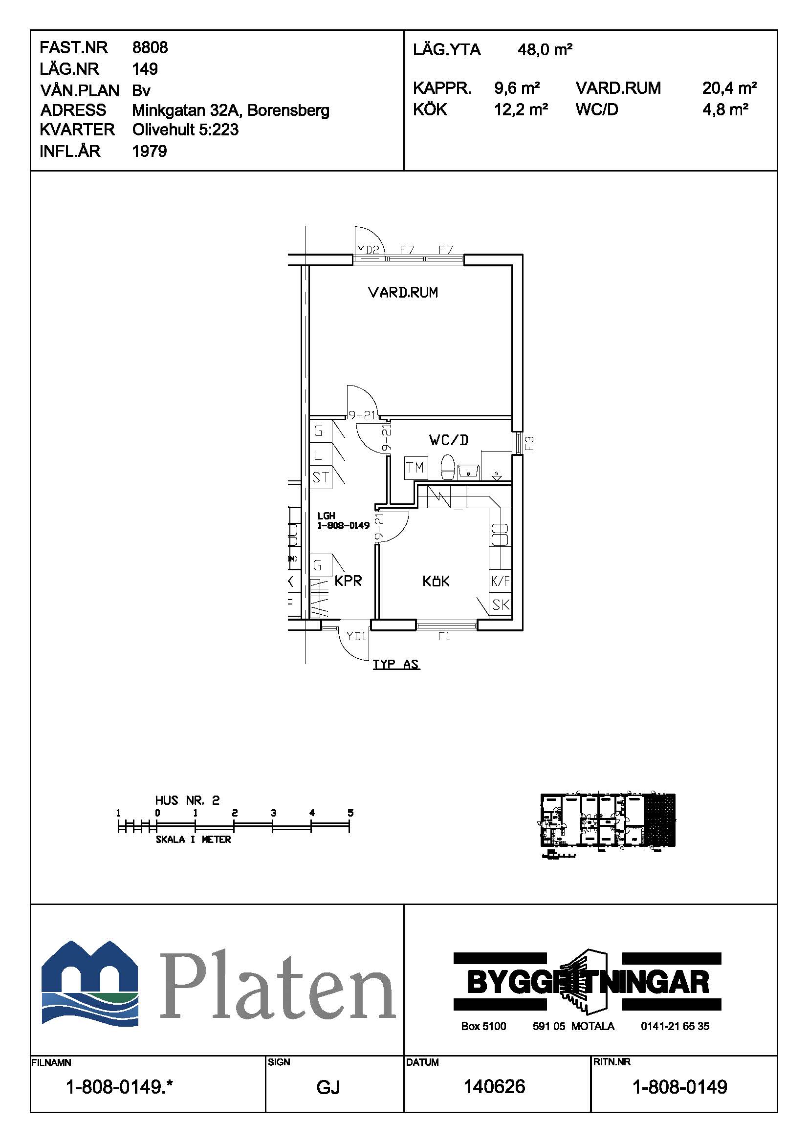 Minkgatan 32 A, 591 74, Borensberg