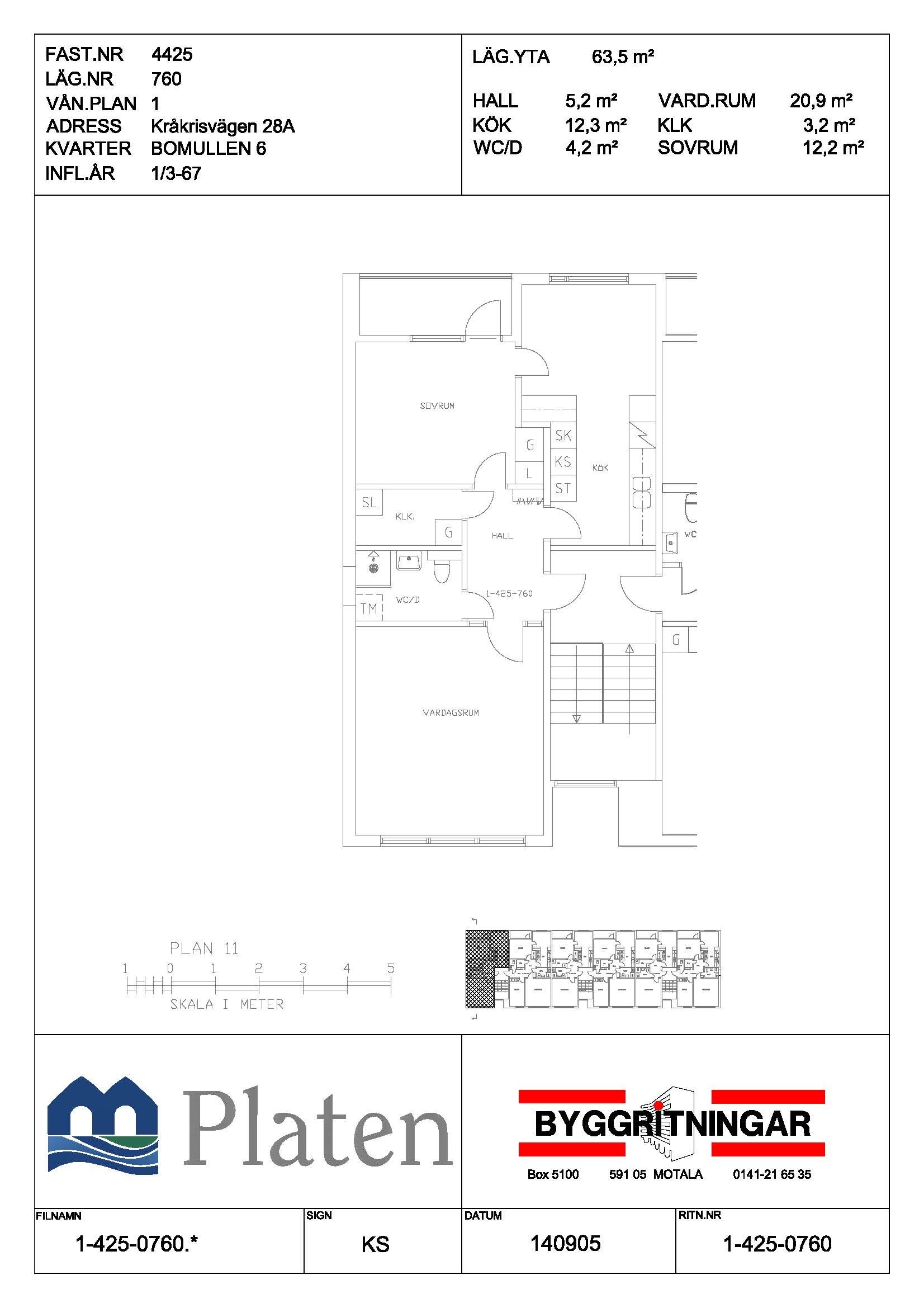 Kråkrisvägen 28 A, 591 55, MOTALA