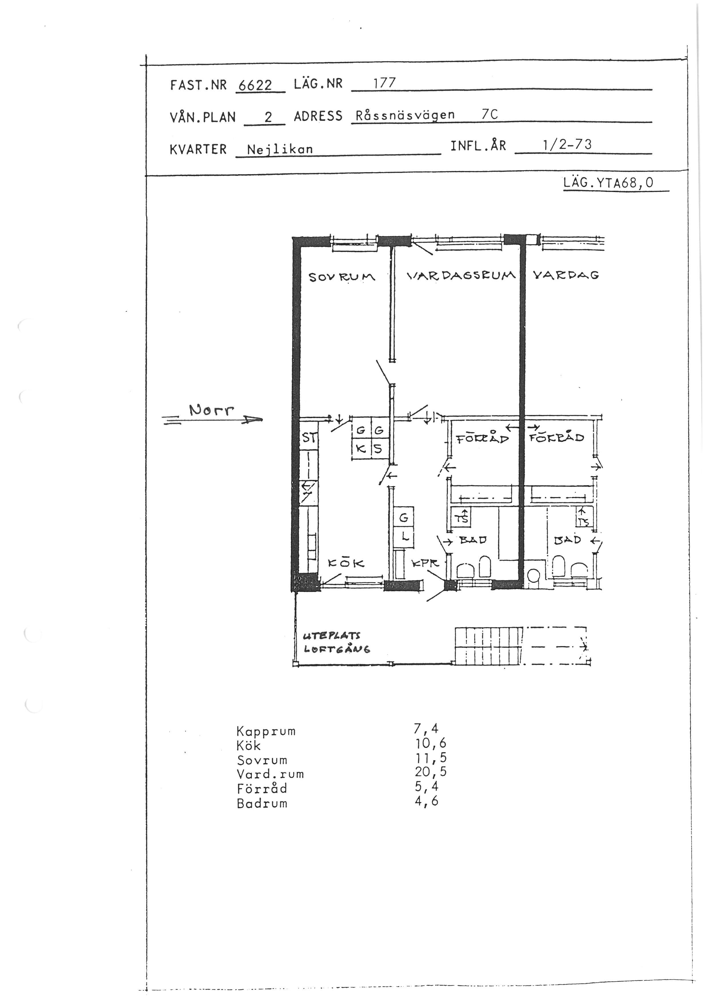 Råssnäsvägen 7 C, 591 70, MOTALA 3