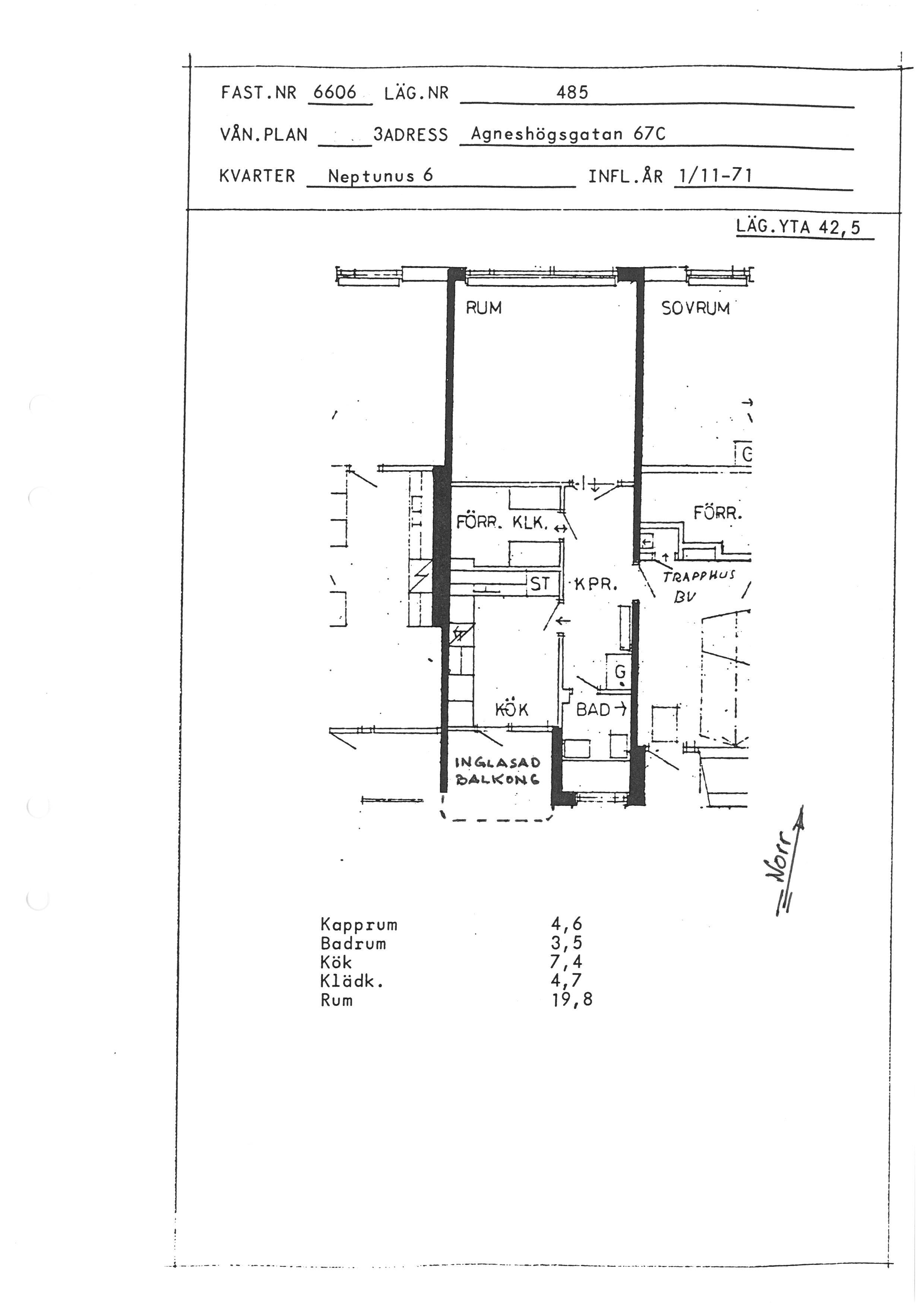 Agneshögsgatan 67 C, 591 71, MOTALA 3
