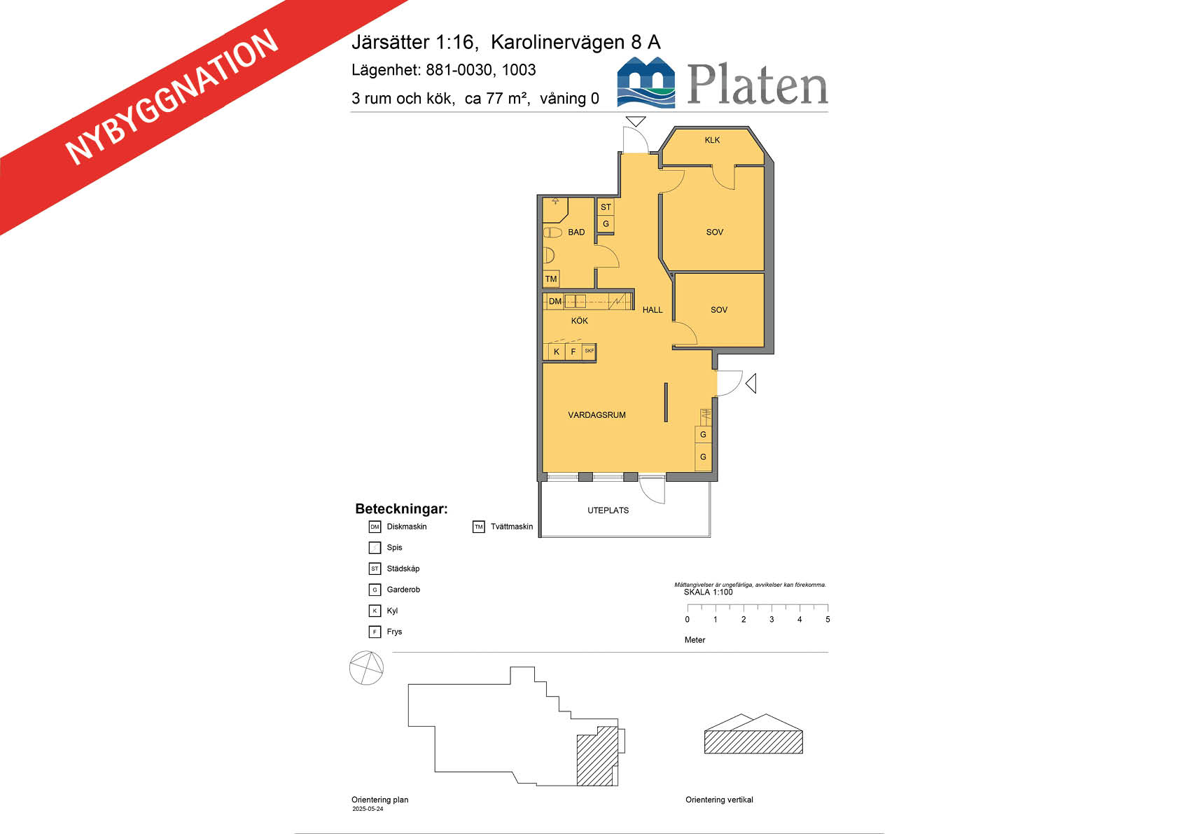 Karolinervägen 8 B, 591 97, MOTALA
