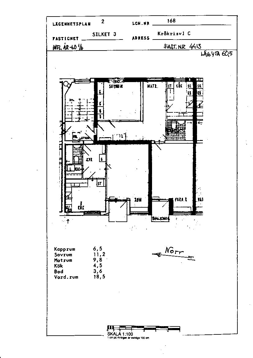 Kråkrisvägen 1 C, 591 54, MOTALA 3