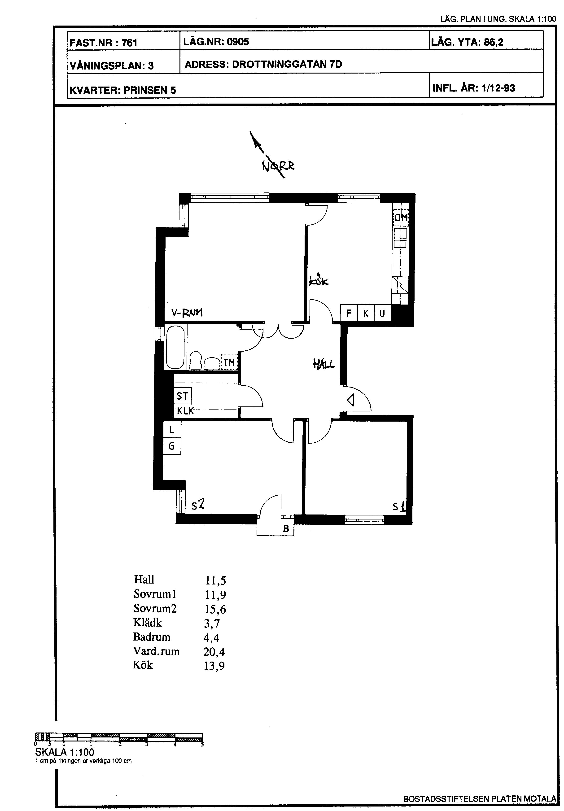 Drottninggatan 7 D, 591 35, MOTALA 2