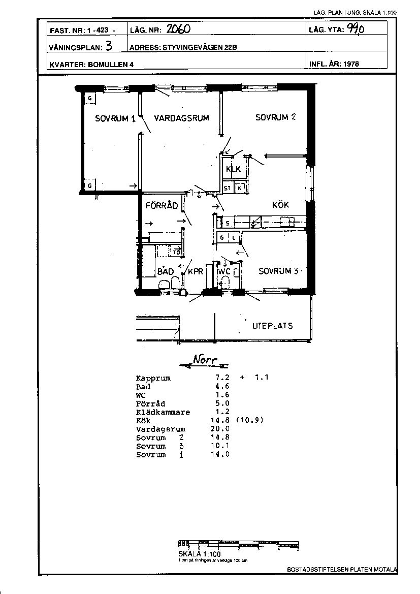Styvingevägen 22 B, 591 55, Motala