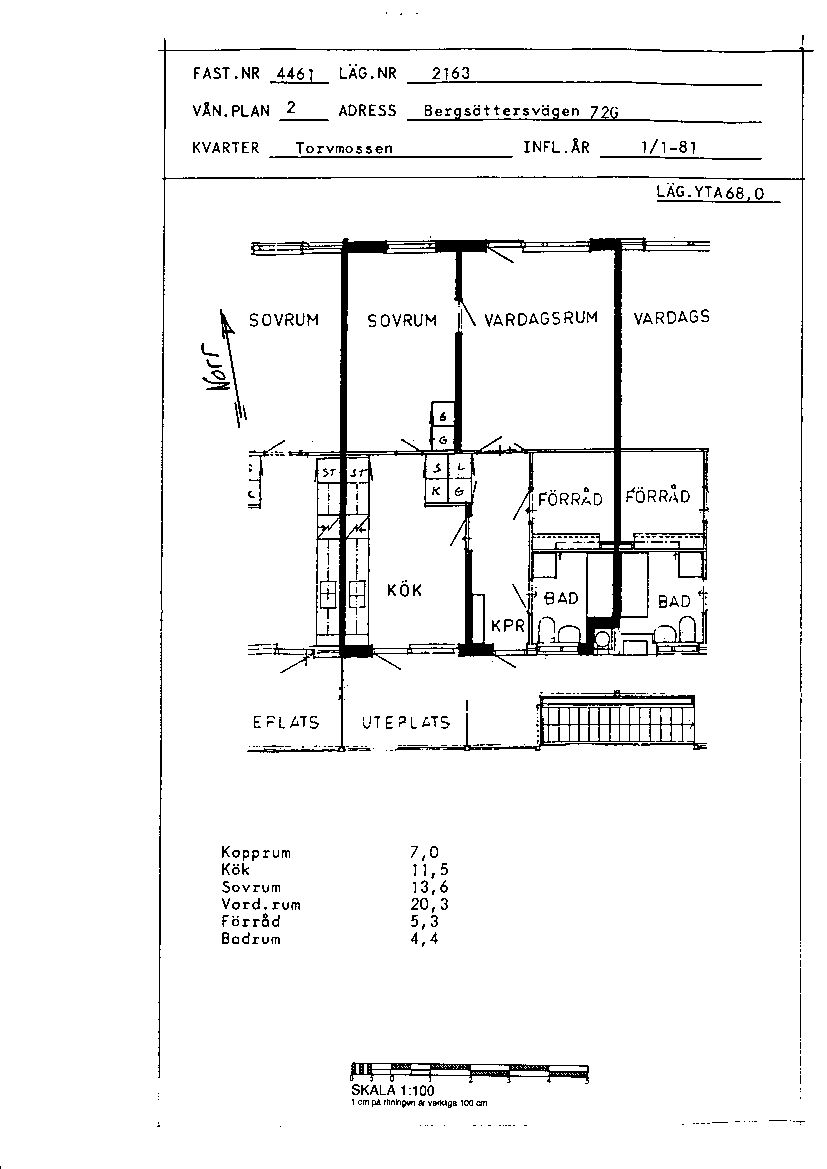 Bergsättersvägen 72 G, 591 51, MOTALA 3