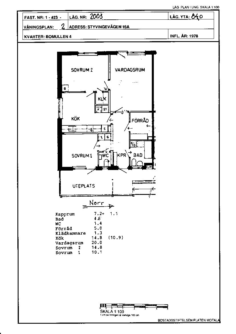 Styvingevägen 16 A, 591 55, Motala