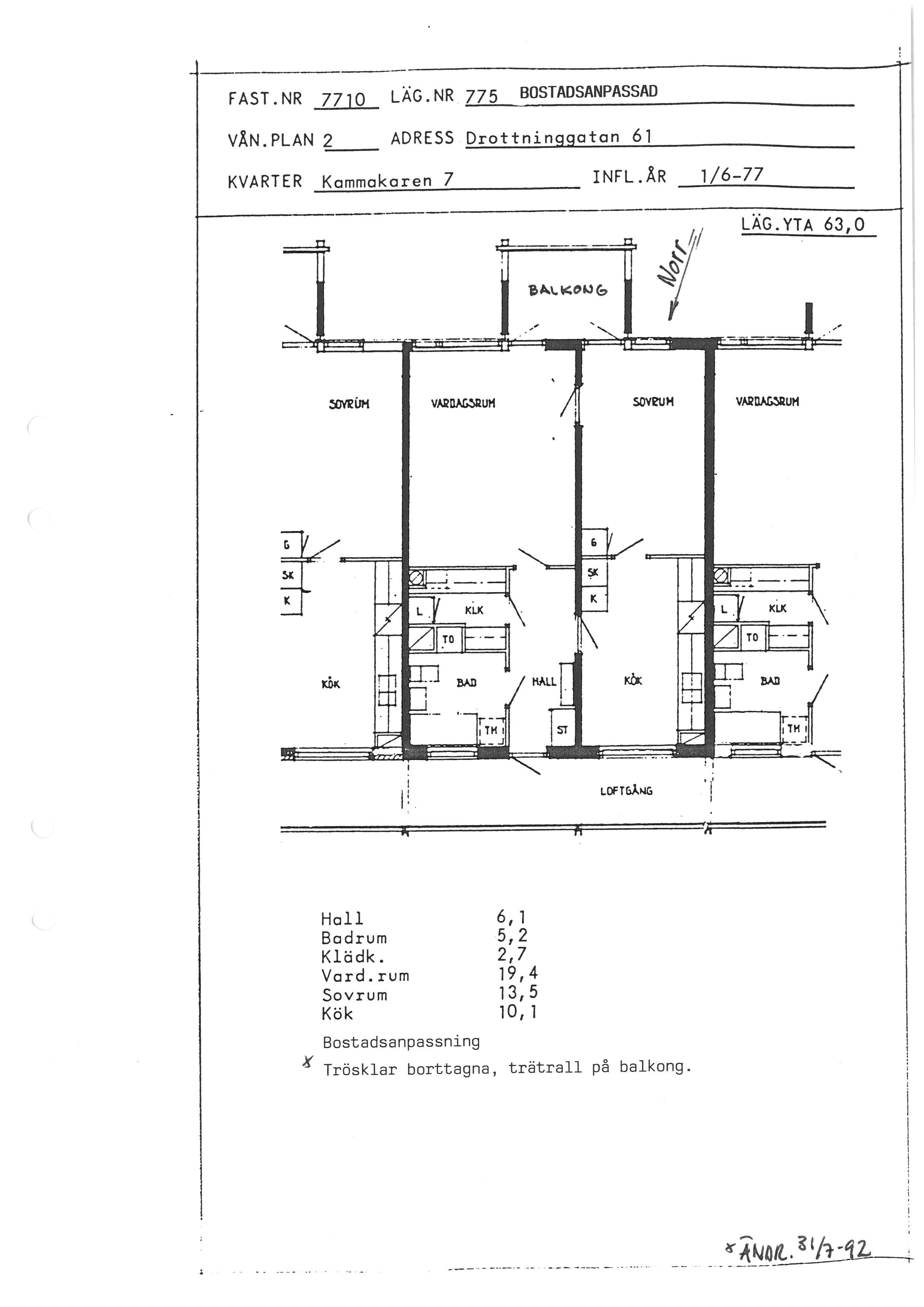 Nedre Kaptensgatan 7, 591 27, MOTALA 3