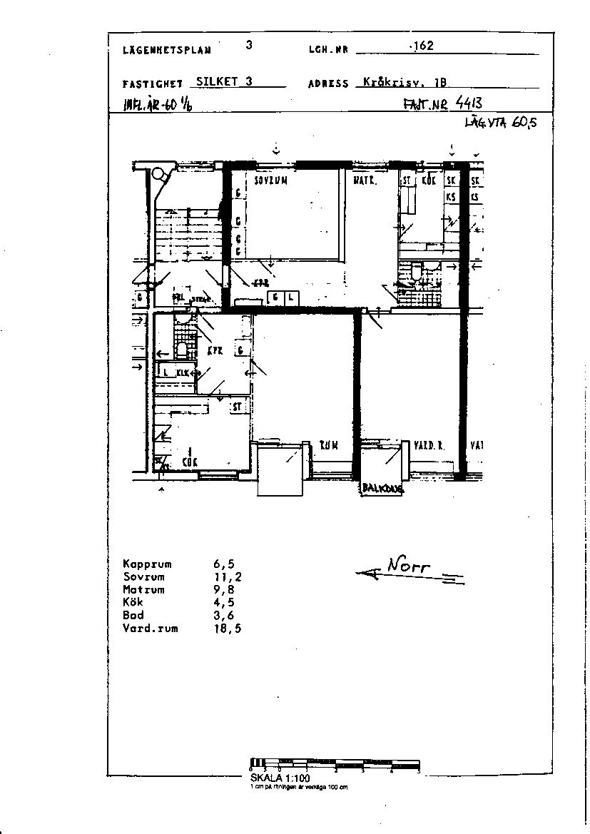 Kråkrisvägen 1 B, 591 54, MOTALA