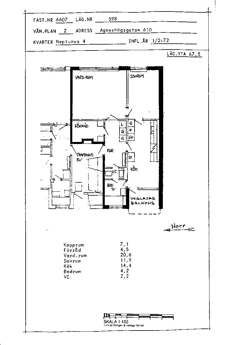 Agneshögsgatan 61 D, 591 71, MOTALA 2