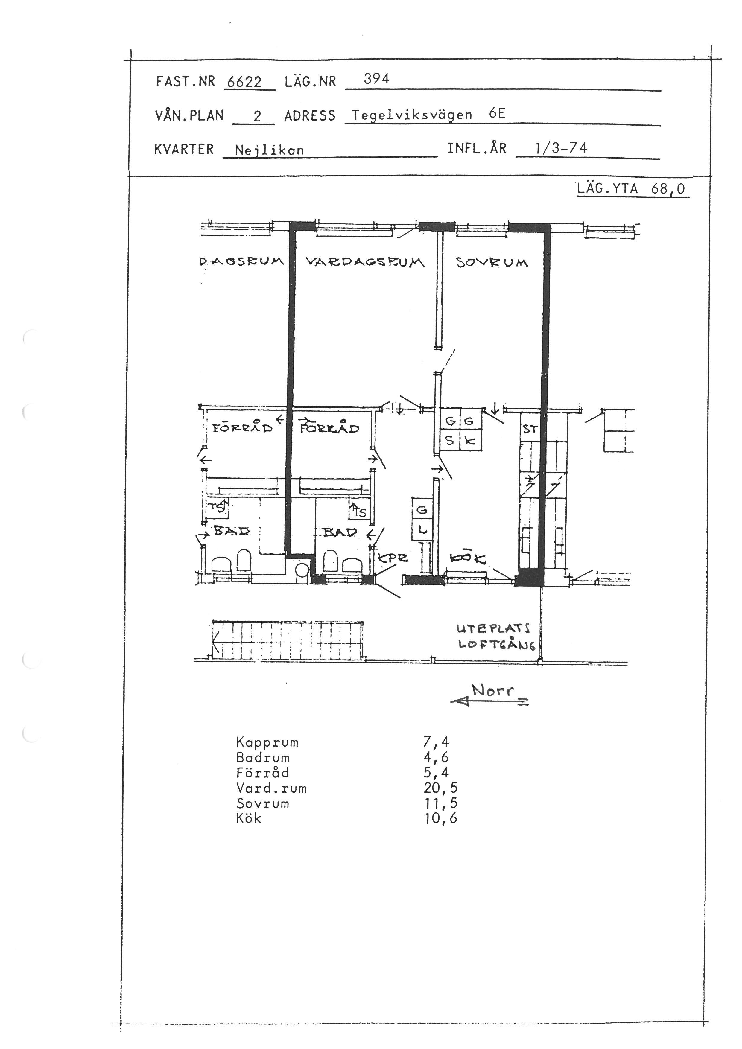 Tegelviksvägen 6 E, 591 70, MOTALA 3