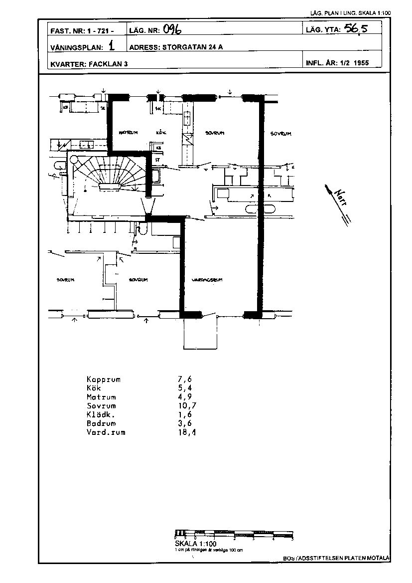 Storgatan 24 A, 591 38, MOTALA