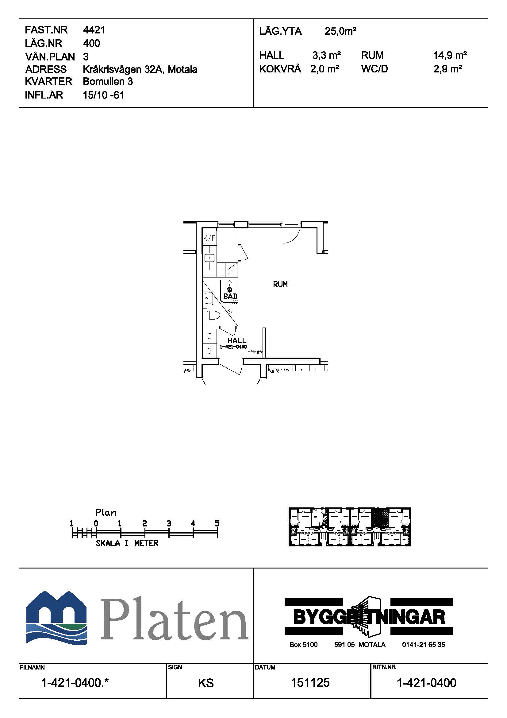 Kråkrisvägen 32 A, 591 55, Motala